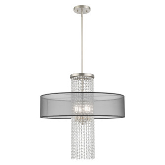 Bella Vista Four Light Pendant in Brushed Nickel (107|4320591)