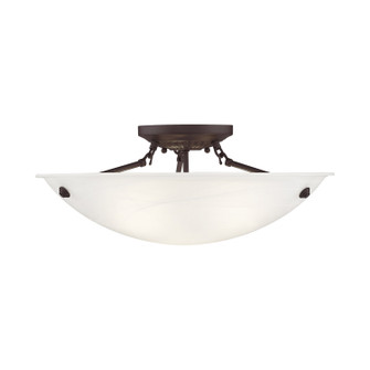Oasis Three Light Ceiling Mount in Bronze (107|427407)