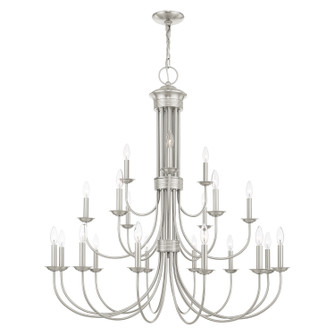 Estate 21 Light Chandelier in Brushed Nickel (107|4268891)