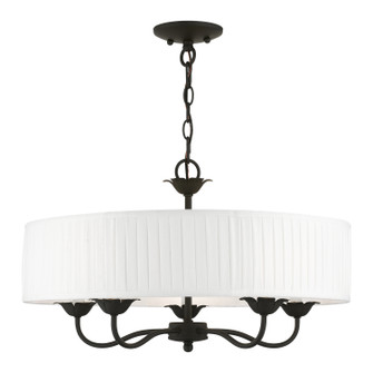 Edinburgh Five Light Pendant in Black (107|4177504)