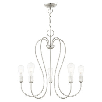 Lucerne Five Light Chandelier in Brushed Nickel (107|4136591)