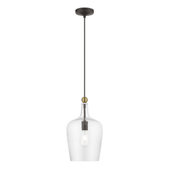 Avery One Light Pendant in Bronze w/Antique Brass (107|4123707) Avery One Light Pendant in Bronze w/Antique Brass (107|4123707)