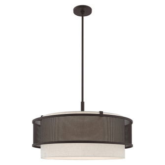 Braddock Five Light Pendant in Bronze (107|4120607)