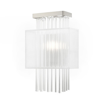 Alexis One Light Wall Sconce in Brushed Nickel (107|4114091)