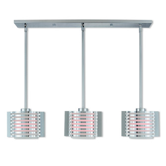 Hilliard Three Light Linear Chandelier in Polished Chrome (107|4103305)