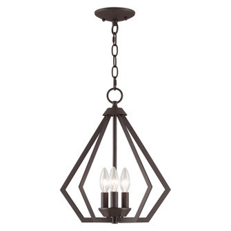 Prism Three Light Mini Chandelier/Ceiling Mount in Bronze (107|4092307)