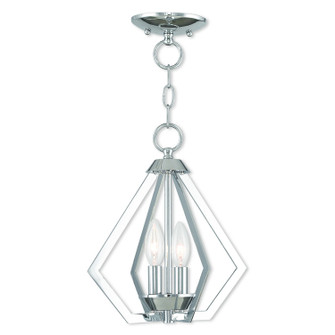 Prism Two Light Mini Chandelier/Ceiling Mount in Polished Chrome (107|4092205)