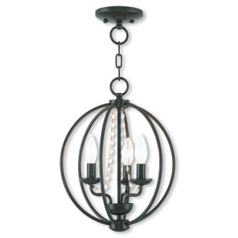 Arabella Three Light Mini Chandelier/Ceiling Mount in English Bronze (107|4091392)