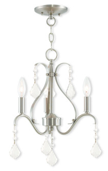 Caterina Three Light Mini Chandelier in Brushed Nickel (107|4084391)