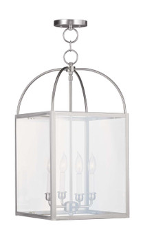 Milford Four Light Pendant in Brushed Nickel (107|404291)
