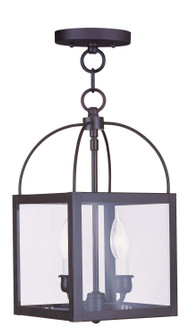 Milford Two Light Mini Pendant/Ceiling Mount in Bronze (107|404107)