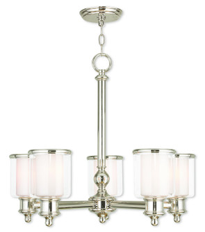 Middlebush Five Light Chandelier in Polished Nickel (107|4020535)