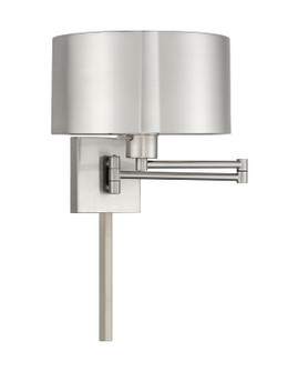 Swing Arm Wall Lamps One Light Swing Arm Wall Lamp in Brushed Nickel (107|4003491)