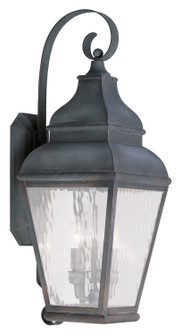 Exeter Three Light Outdoor Wall Lantern in Charcoal (107|260561)