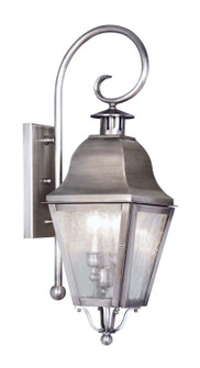 Amwell Two Light Outdoor Wall Lantern in Vintage Pewter (107|255129)