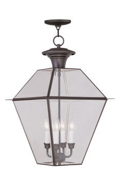 Westover Four Light Outdoor Pendant in Bronze (107|238707)