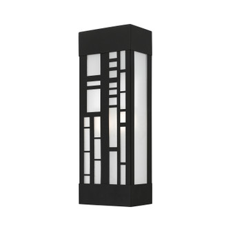 Malmo Two Light Outdoor Wall Sconce in Textured Black (107|2297214)