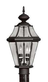Georgetown Two Light Outdoor Post Lantern in Black (107|226404)