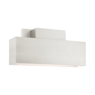 Lynx Two Light Outdoor Wall Sconce in Brushed Nickel (107|2242491)