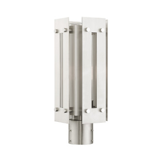 Utrecht One Light Outdoor Post Top Lantern in Brushed Nickel (107|2177491)