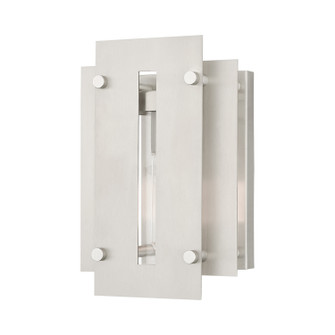 Utrecht One Light Outdoor Wall Lantern in Brushed Nickel (107|2177191)
