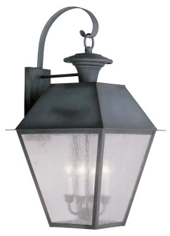 Mansfield Four Light Outdoor Wall Lantern in Charcoal (107|217261)