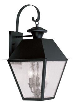 Mansfield Three Light Outdoor Wall Lantern in Black (107|216804)