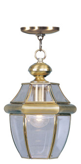 Monterey One Light Outdoor Pendant in Antique Brass (107|215201)