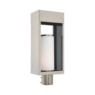 Bleecker One Light Outdoor Post-Top Lanterm in Brushed Nickel (107|2098591)