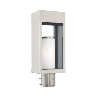 Bleecker One Light Outdoor Post-Top Lanterm in Brushed Nickel (107|2098491)