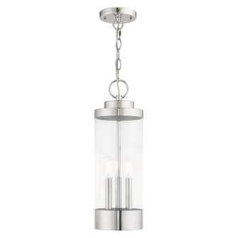 Hillcrest Three Light Outdoor Pendant in Polished Chrome (107|2072705)