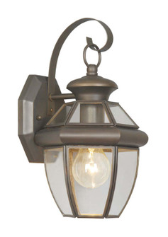 Monterey One Light Outdoor Wall Lantern in Bronze (107|205107)