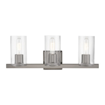 Clarion Three Light Vanity Sconce in Black Chrome (107|1803346)