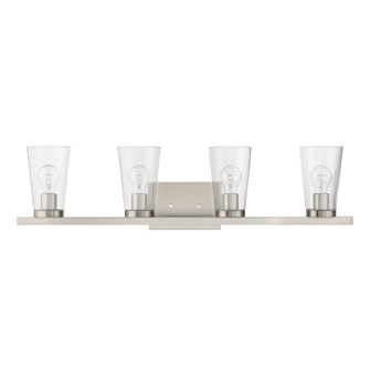 Cityview Four Light Vanity Sconce in Brushed Nickel (107|1762491)
