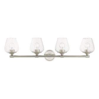 Willow Four Light Vanity Sconce in Brushed Nickel (107|1747491)