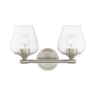 Willow Two Light Vanity Sconce in Brushed Nickel (107|1747291)