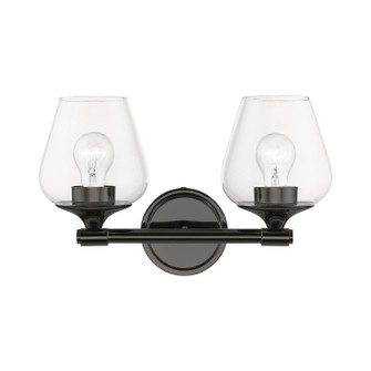 Willow Two Light Vanity Sconce in Black Chrome (107|1747246)