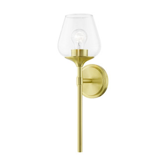 Willow One Light Vanity Sconce in Satin Brass (107|1747112)