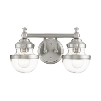 Oldwick Two Light Vanity in Brushed Nickel (107|1741291)