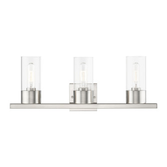 Carson Three Light Vanity Sconce in Brushed Nickel (107|1731391)