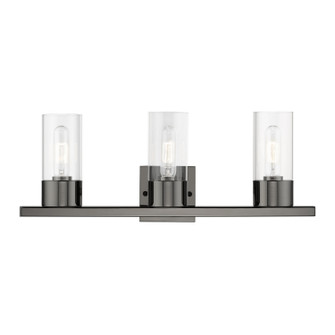 Carson Three Light Vanity Sconce in Black Chrome (107|1731346)