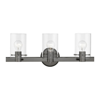 Munich Three Light Vanity Sconce in Black Chrome (107|1723346)