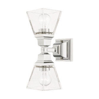 Mission Two Light Wall Sconce in Polished Chrome (107|1717805)