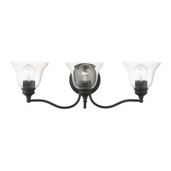 Moreland Three Light Vanity Sconce in Black (107|1693304)