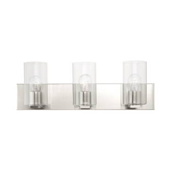 Zurich Three Light Vanity in Brushed Nickel (107|1655391)