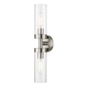 Ludlow Two Light Vanity Sconce in Brushed Nickel (107|1617291) Ludlow Two Light Vanity Sconce in Brushed Nickel (107|1617291)