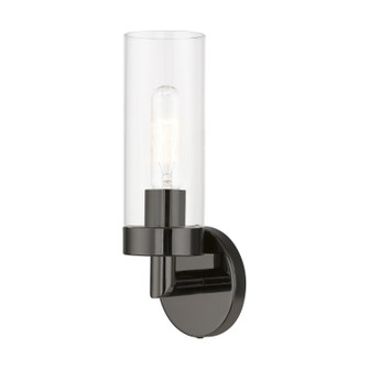 Ludlow One Light Wall Sconce in Black Chrome (107|1617146)