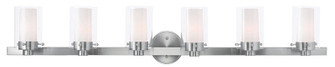 Manhattan Six Light Bath Vanity in Brushed Nickel (107|1545691)