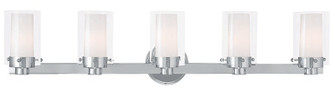 Manhattan Five Light Bath Vanity in Polished Chrome (107|1545505)