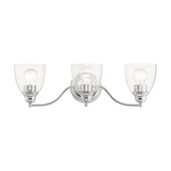 Montgomery Three Light Vanity in Polished Chrome (107|1513305)